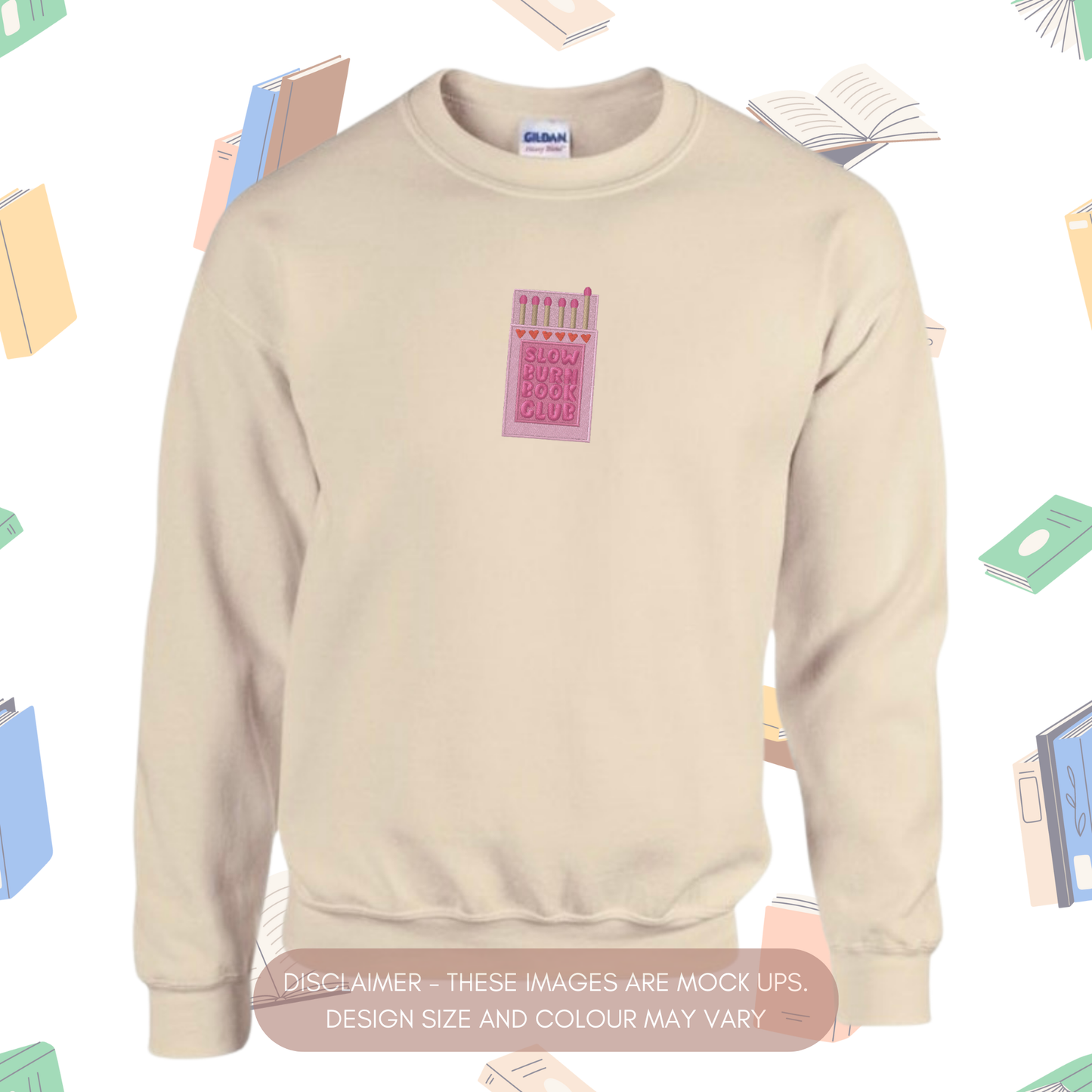 Slow Burn Book Club Jumper