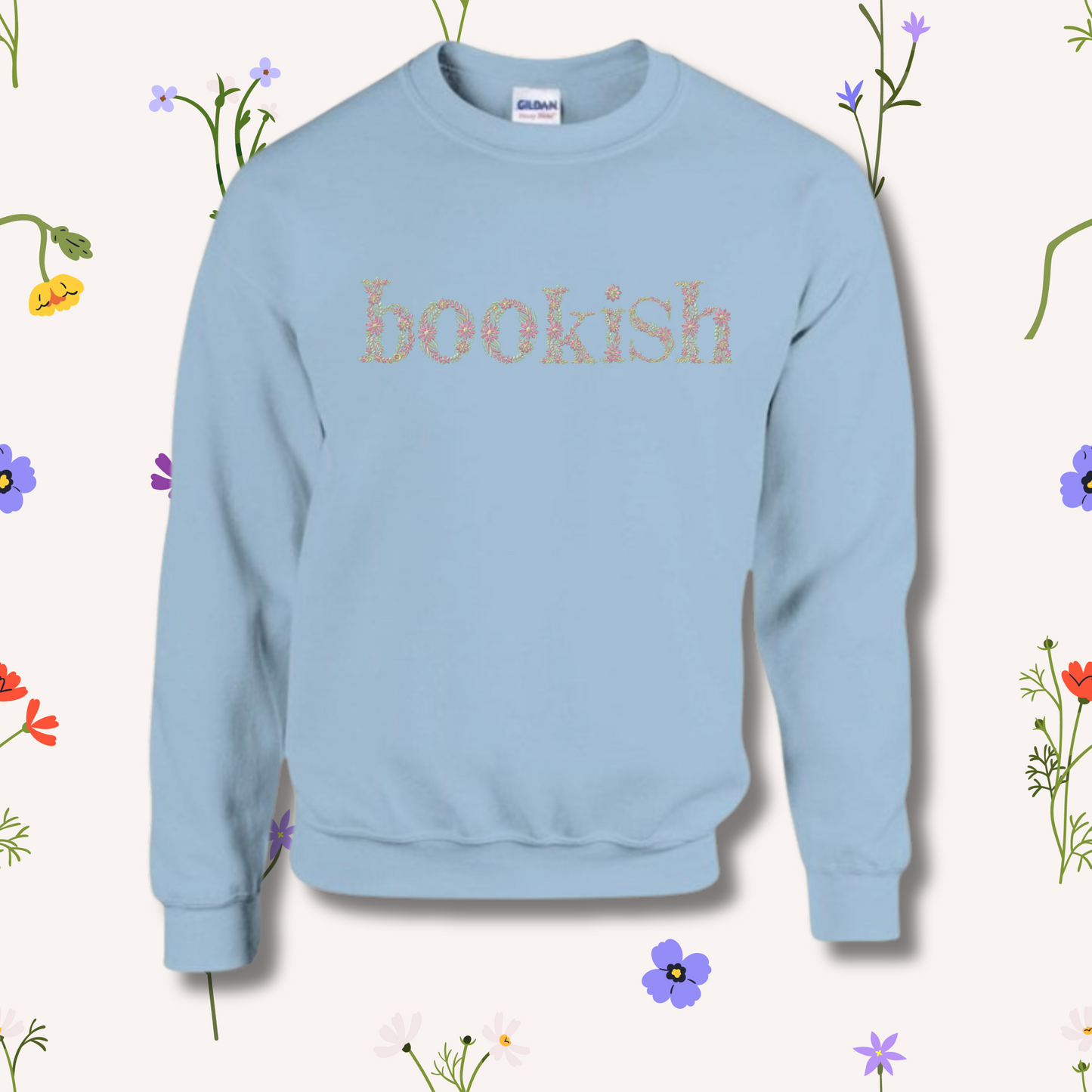 Floral Bookish Jumper