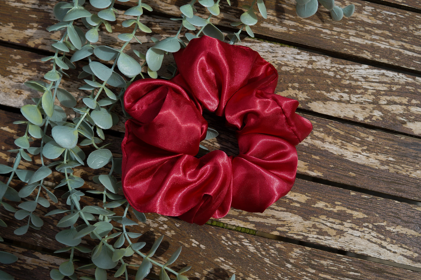 Extra Large Burgundy Scrunchie