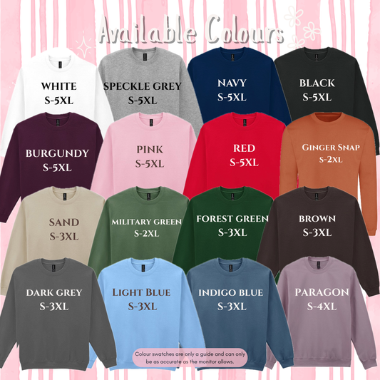 Book Ghosties Crewneck Jumper
