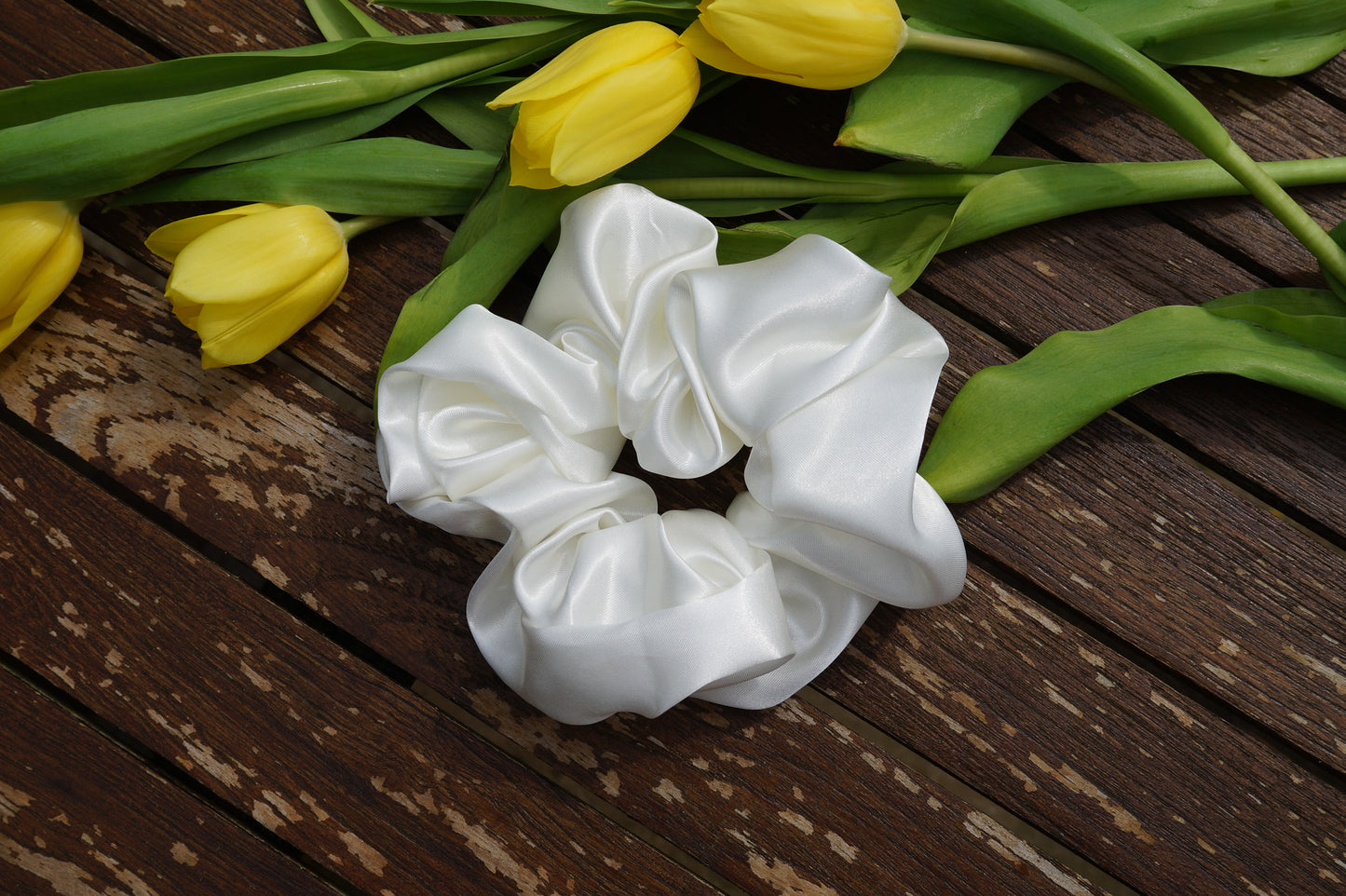 Extra Large Cream Scrunchie
