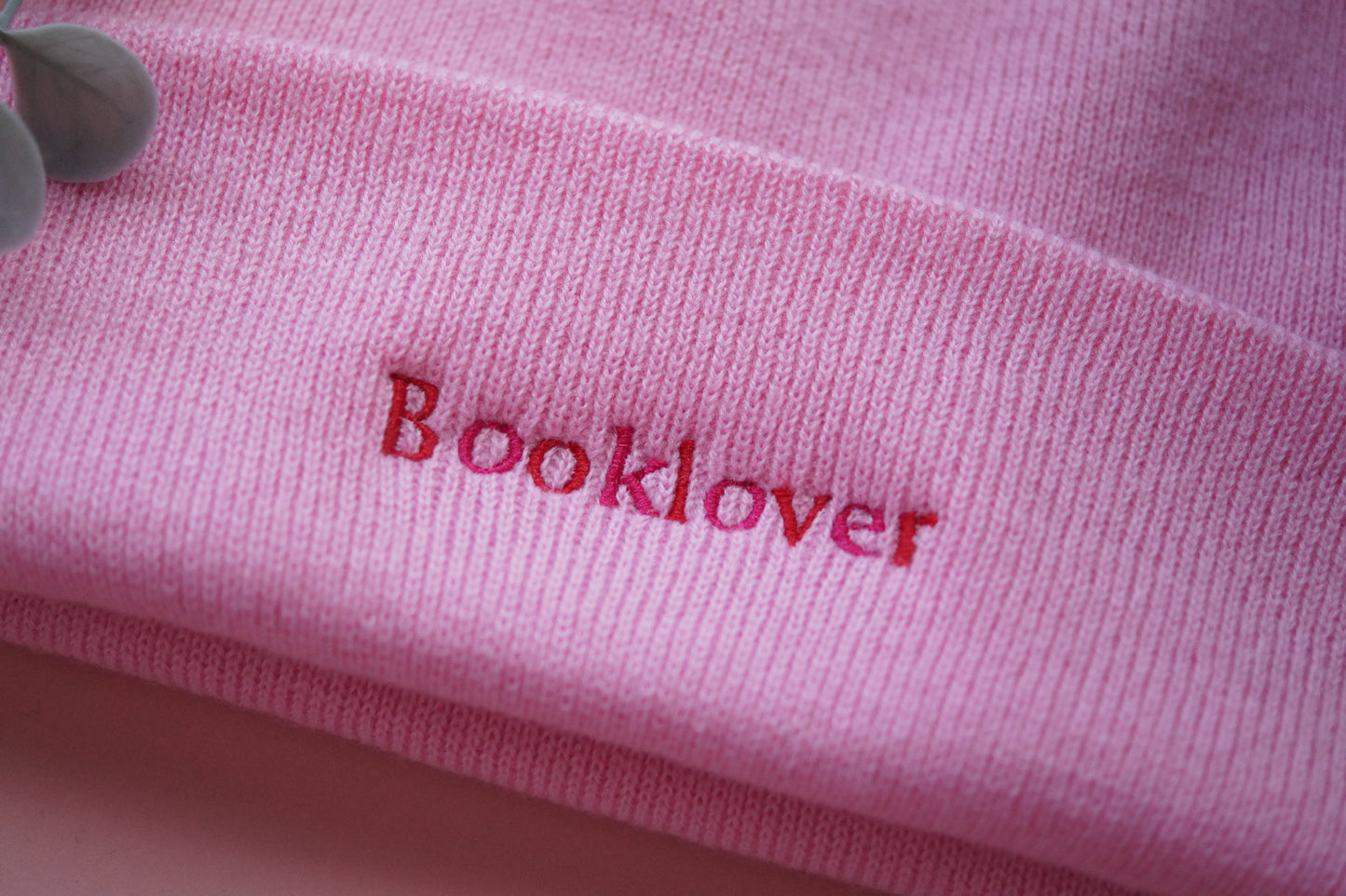 Pink Booklover Beanie Whoopsie Daisy