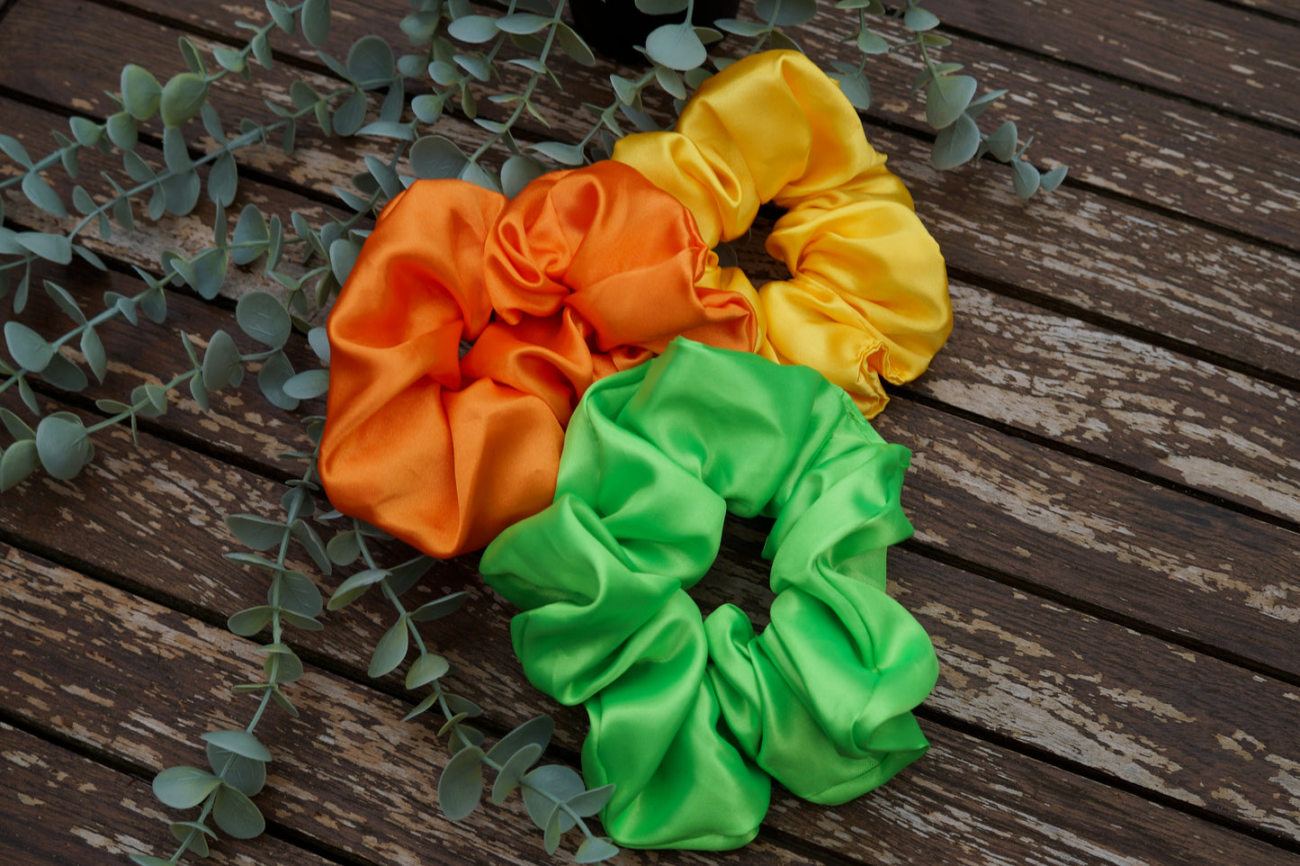 Extra Large Bright Scrunchie Trio