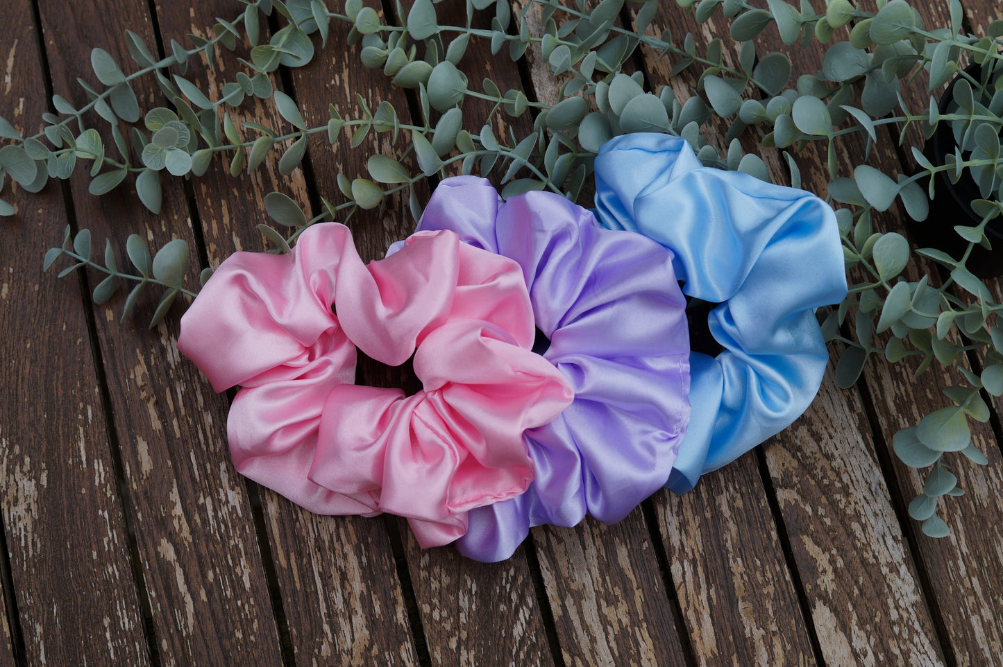 Extra Large Pastel Scrunchie Trio