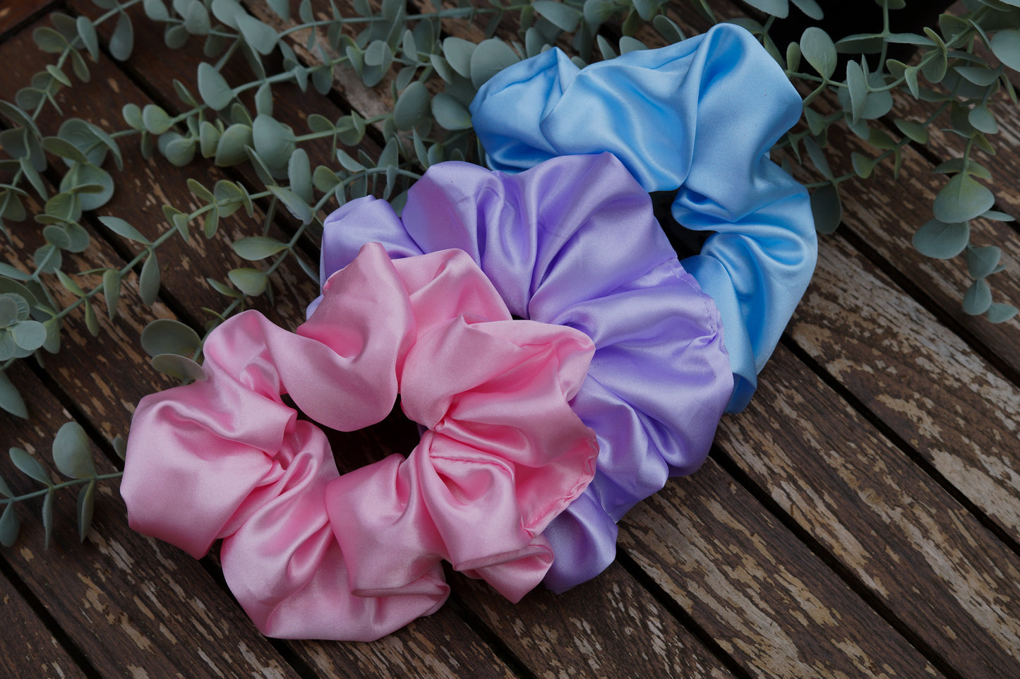 Extra Large Pastel Scrunchie Trio