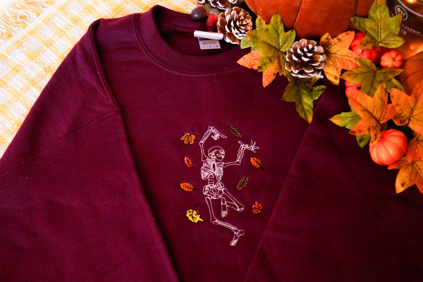 Autumn Skeleton Crewneck Jumper