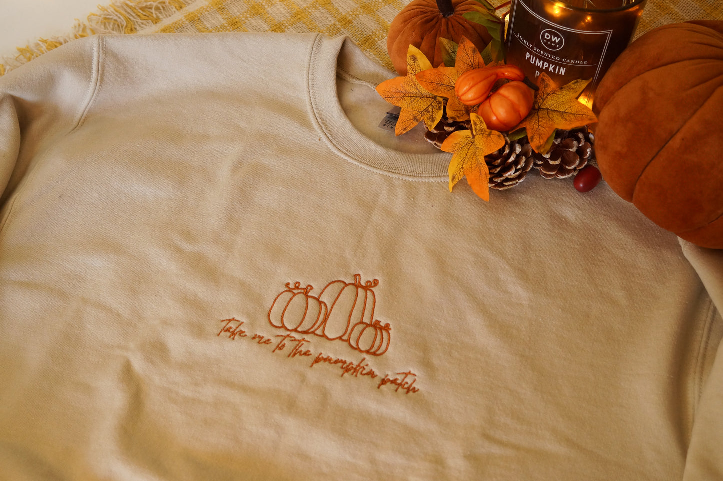 Take Me to te Pumpkin Patch Crewneck