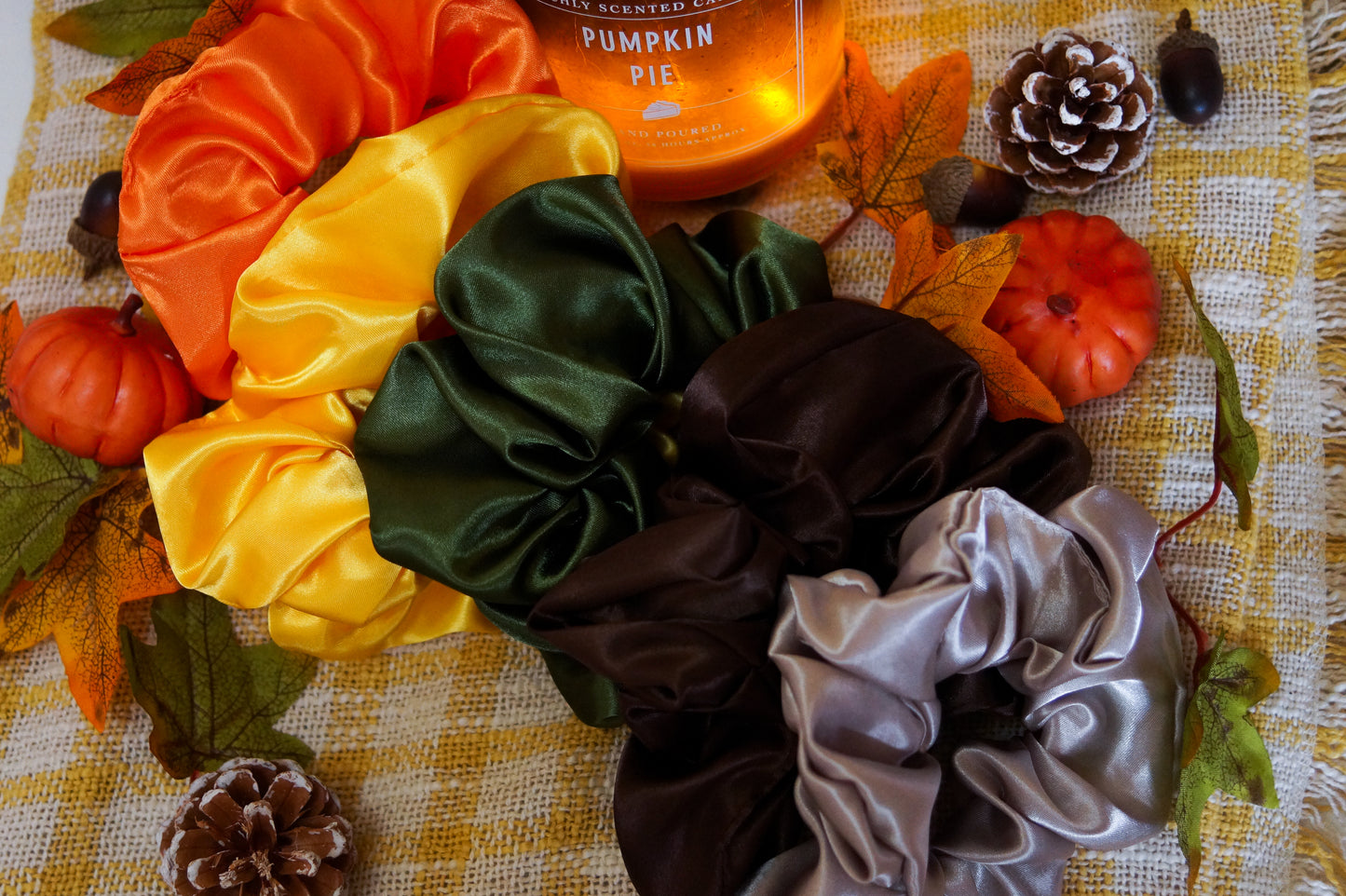 Autumn Leaves Scrunchie Bundle