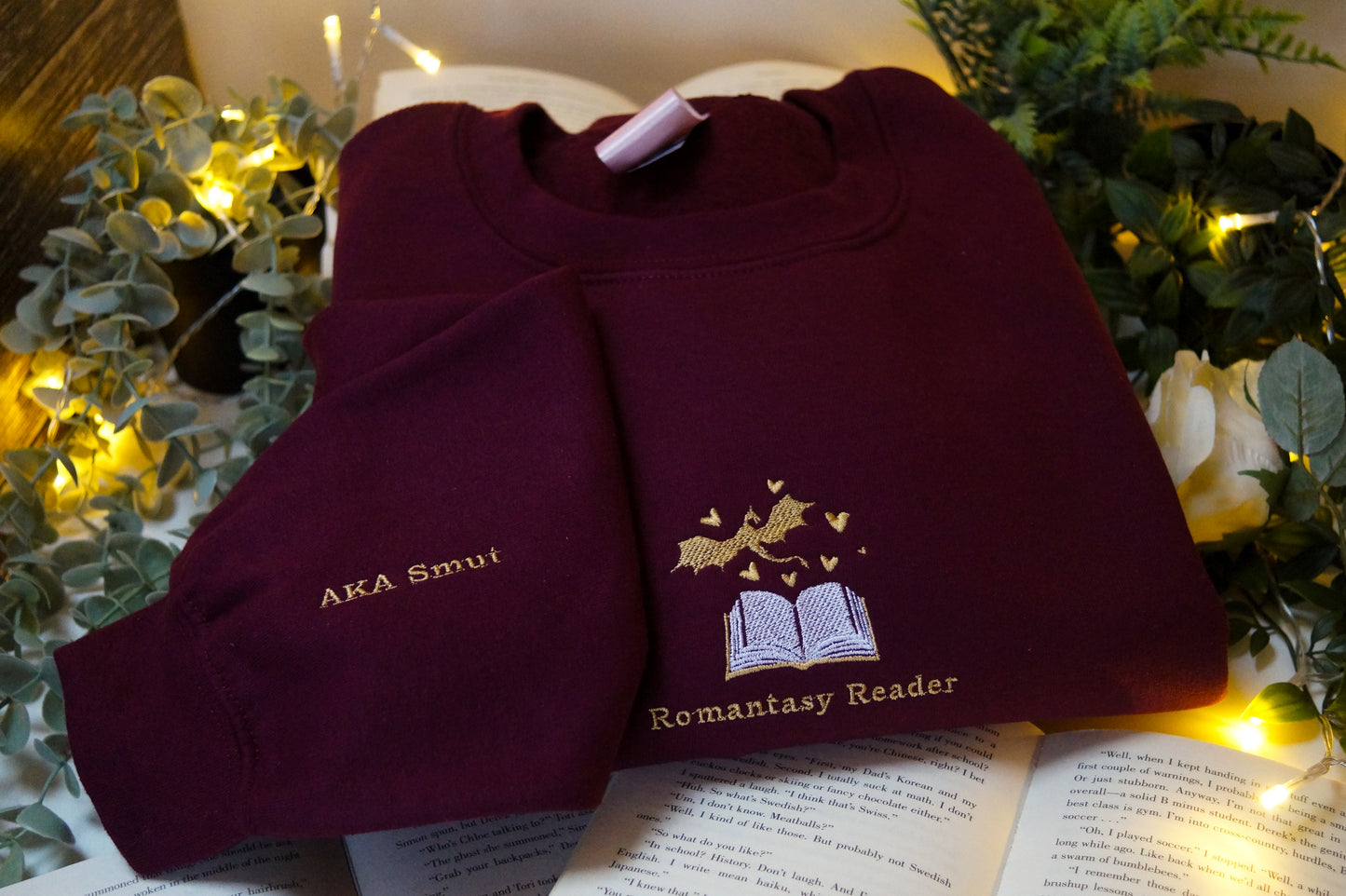 Romantasy Reader (AKA Smut) Crewneck Jumper