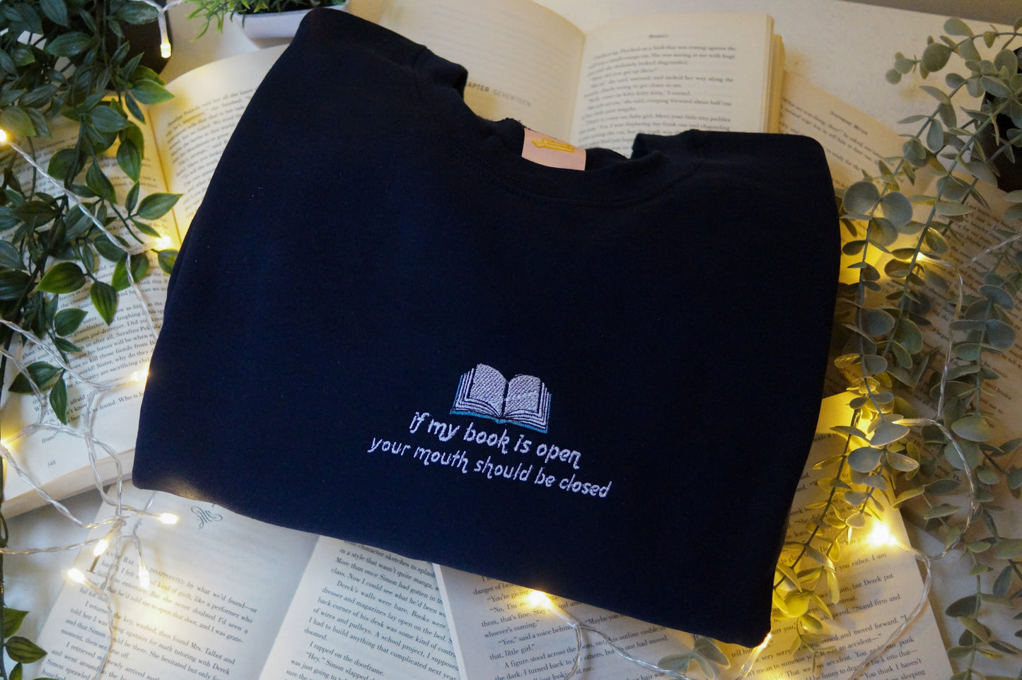 If My Book Is Open Your Mouth Should be Closed Jumper