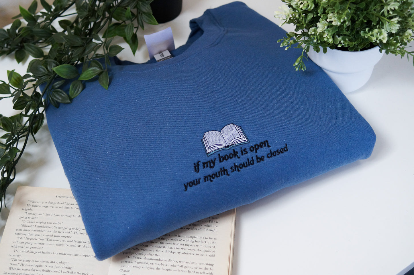 If My Book Is Open Your Mouth Should be Closed Jumper