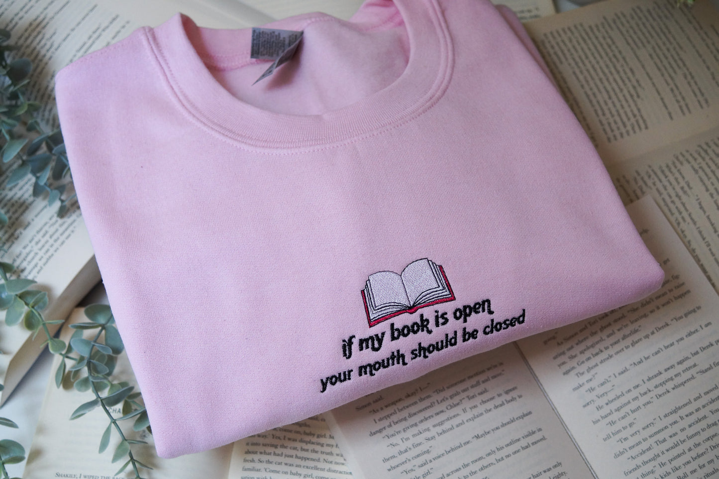 If My Book Is Open Your Mouth Should be Closed Jumper