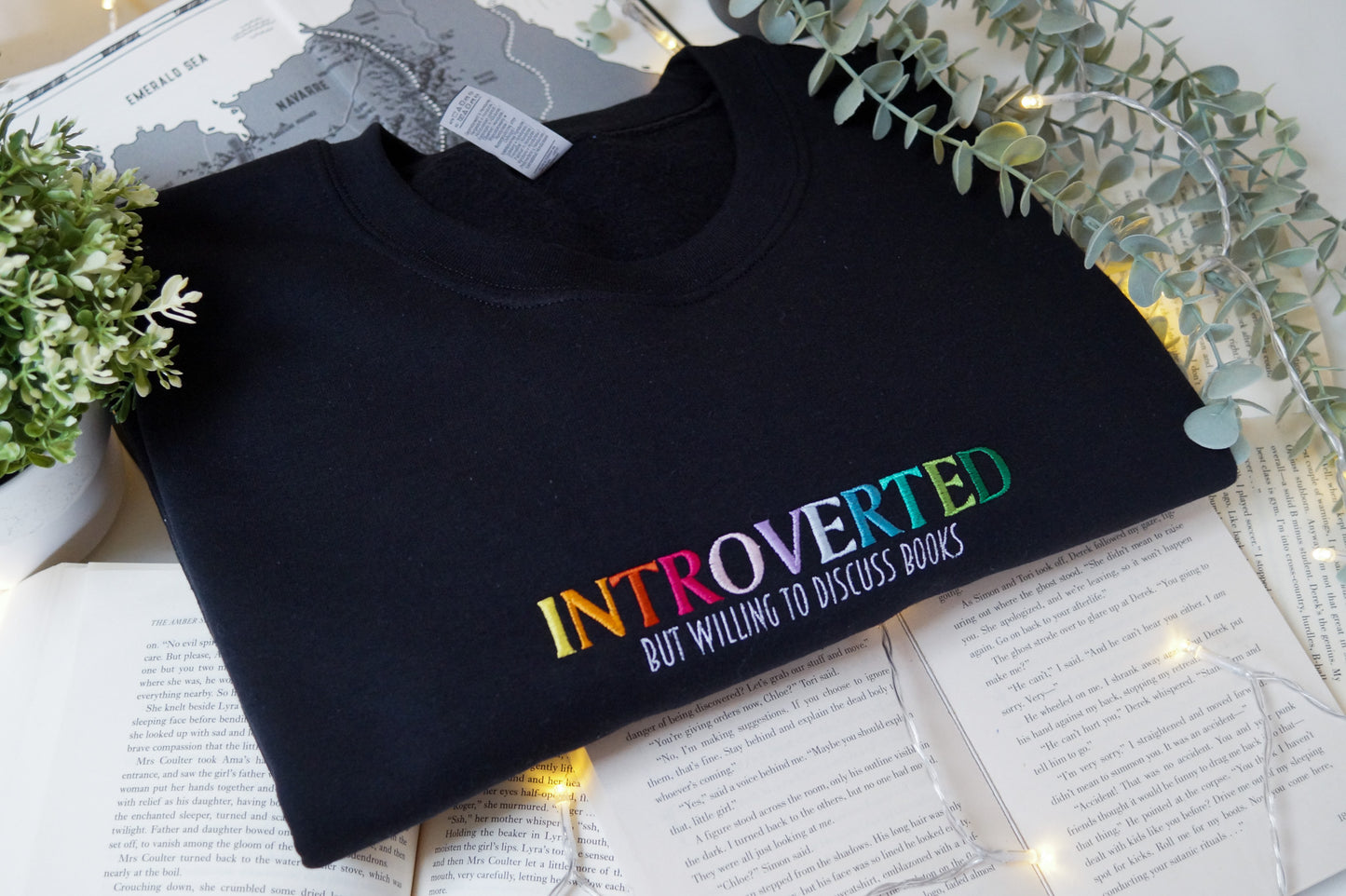 Introverted (But Willing To Discuss Books) Jumper