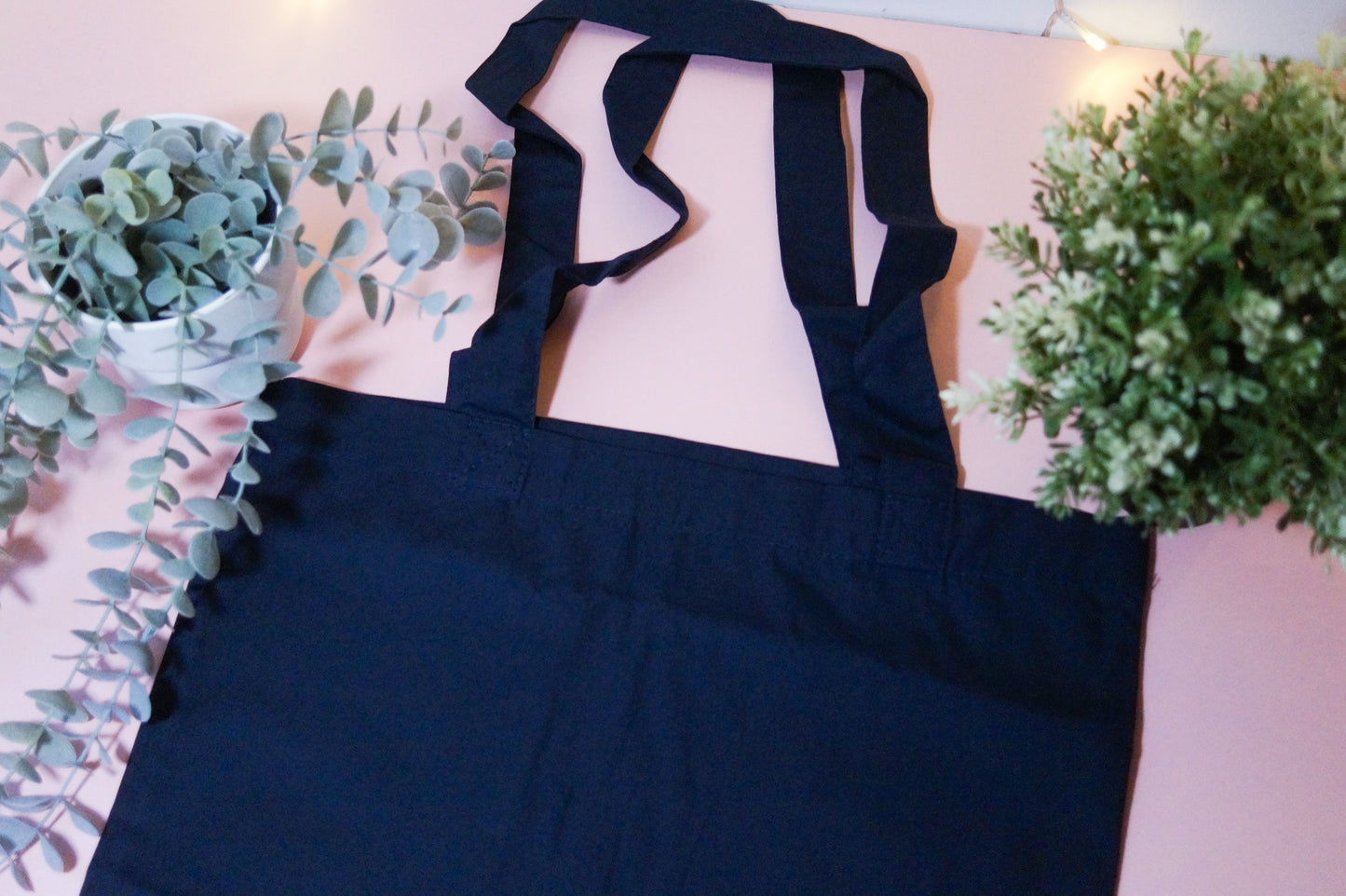 Blank Navy Tote Bag Whoopsie Daisy