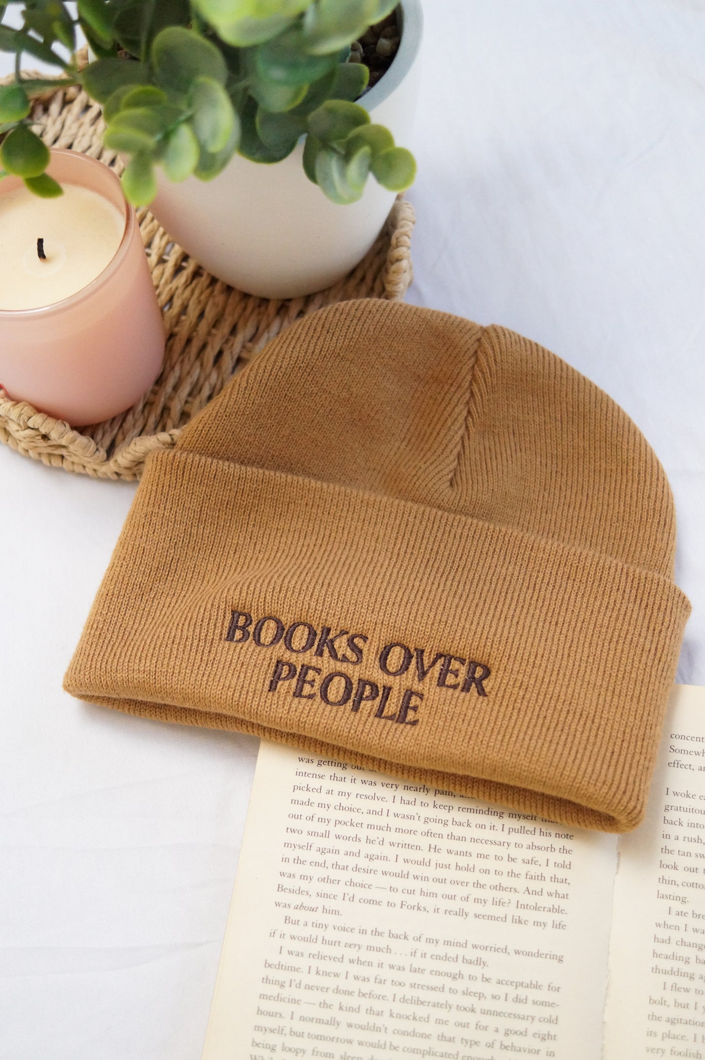 Books Over People Beanie Whoopsie Daisy