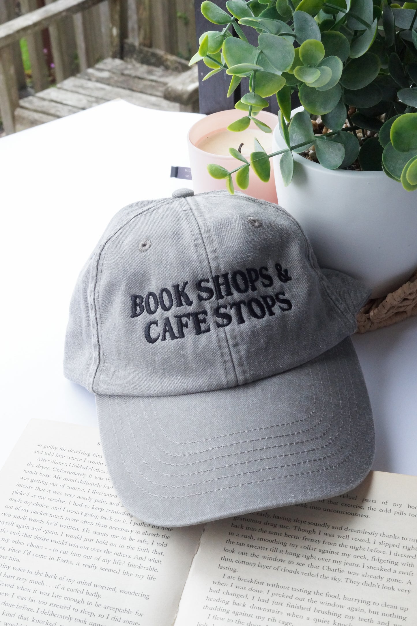 Book Shops and Cafe Stops Cap