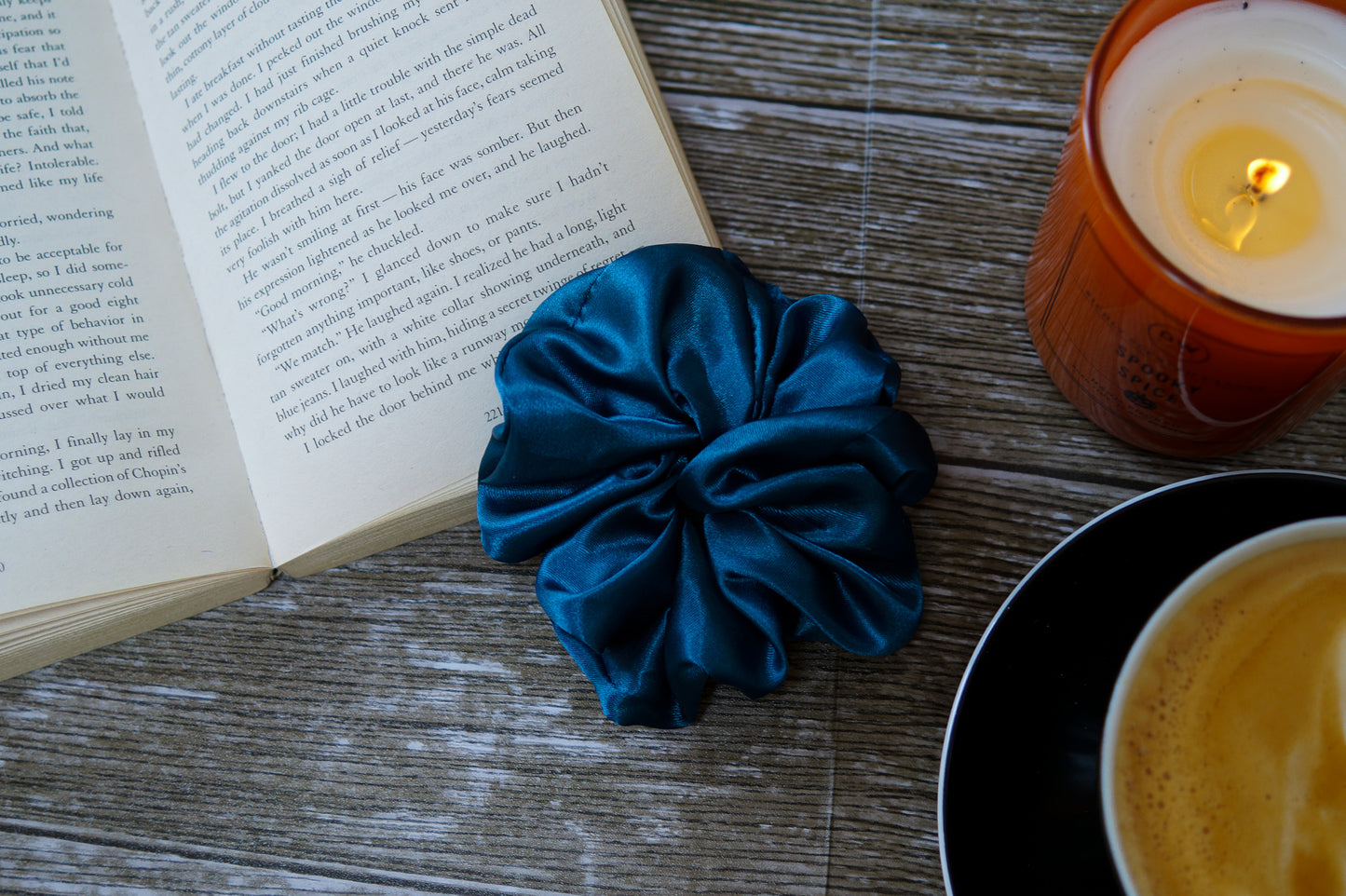 Extra Large Teal Scrunchie