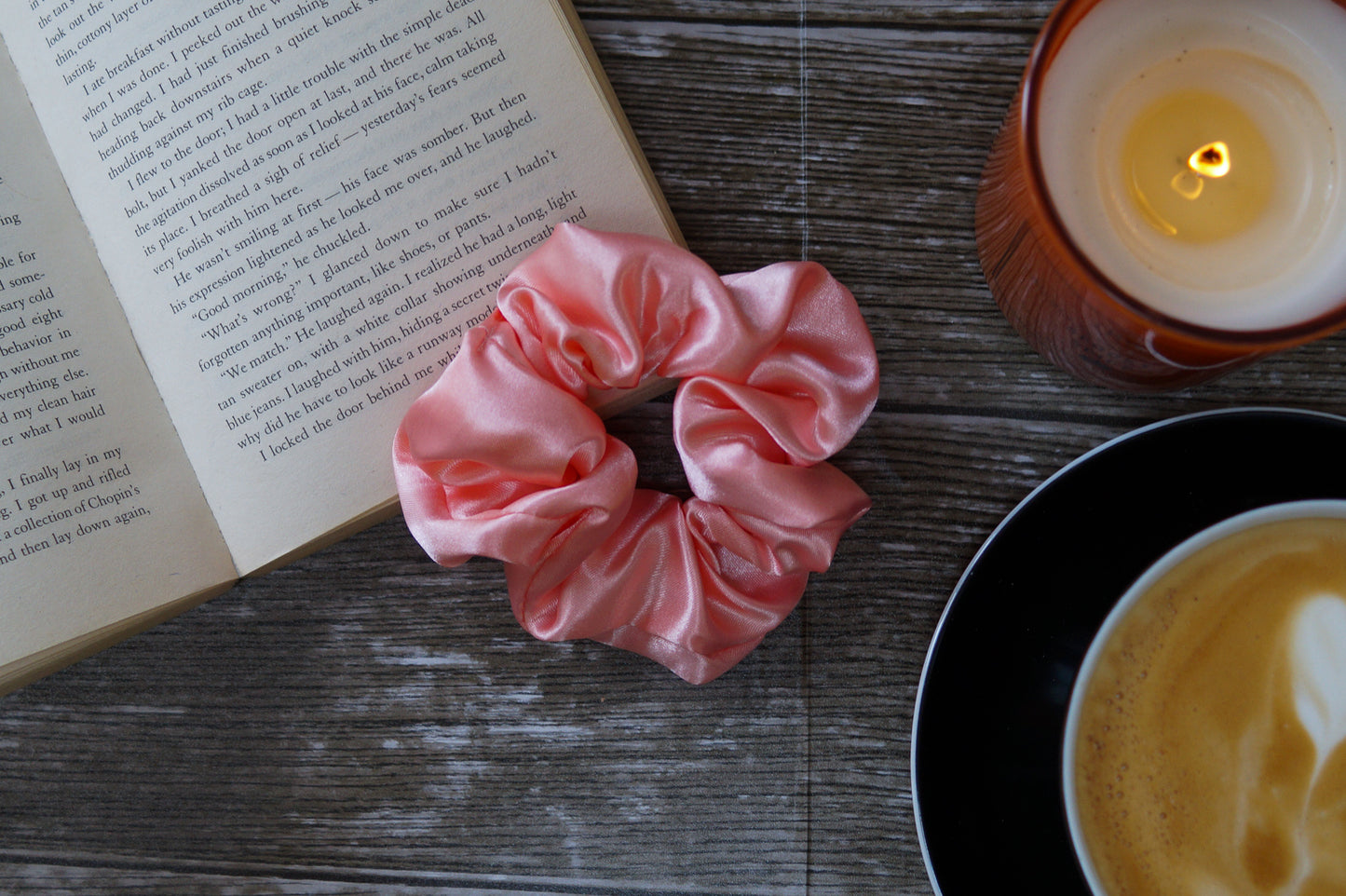 Extra Large Peachy Pink Scrunchie