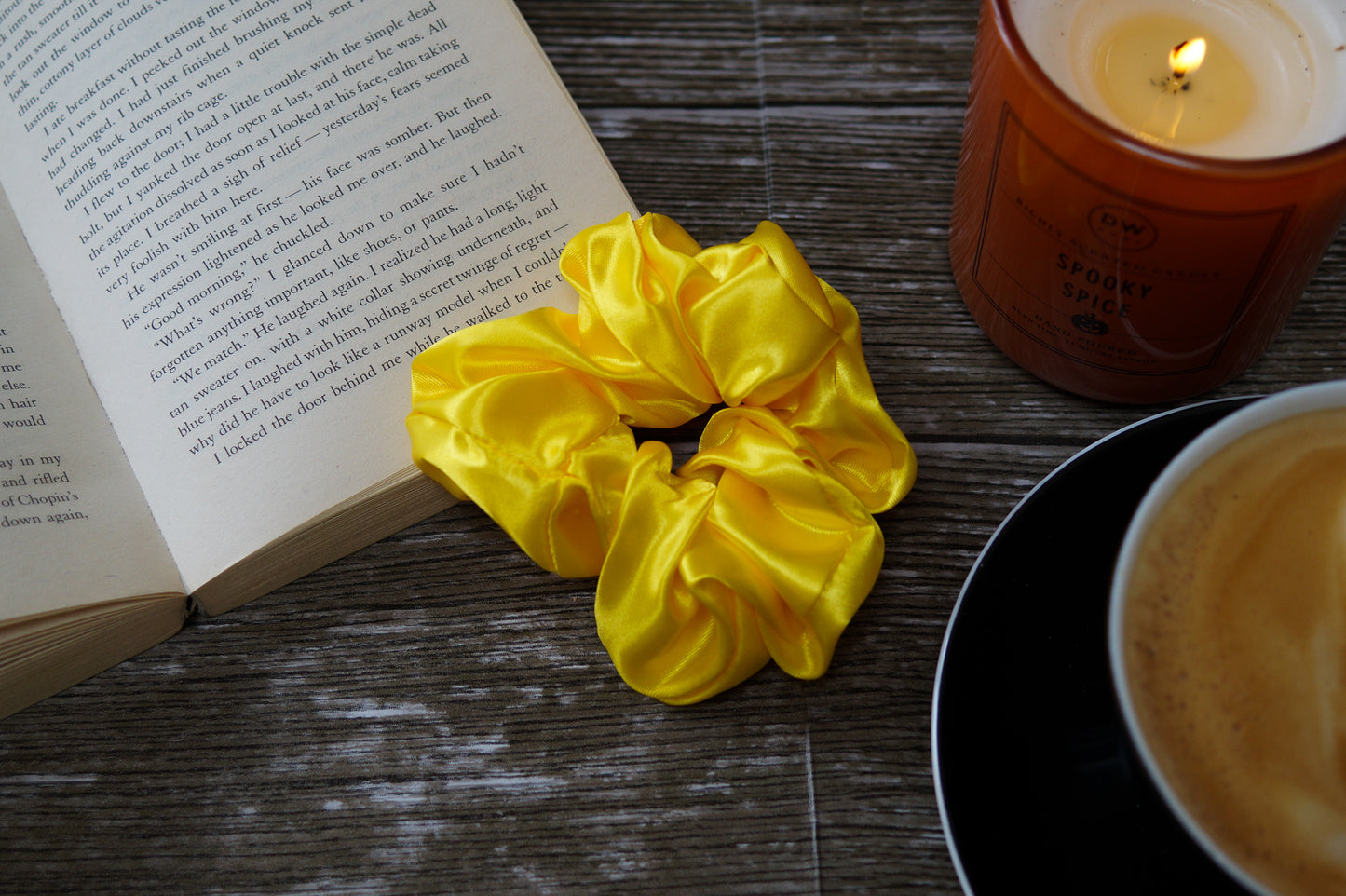 Extra Large Yellow Scrunchie