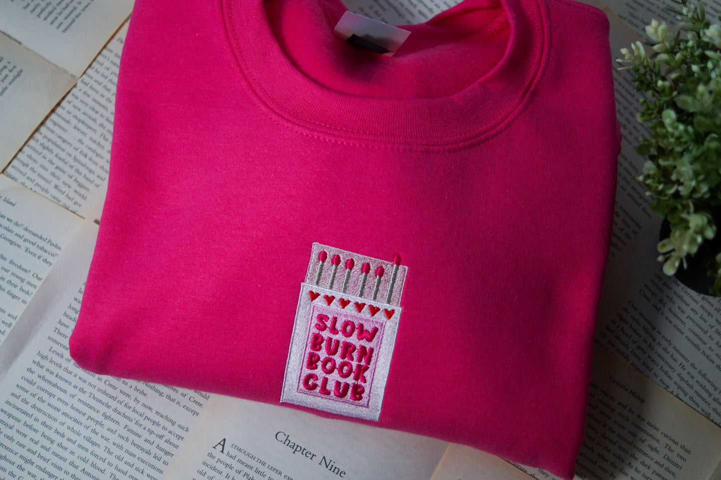Slow Burn Book Club Jumper