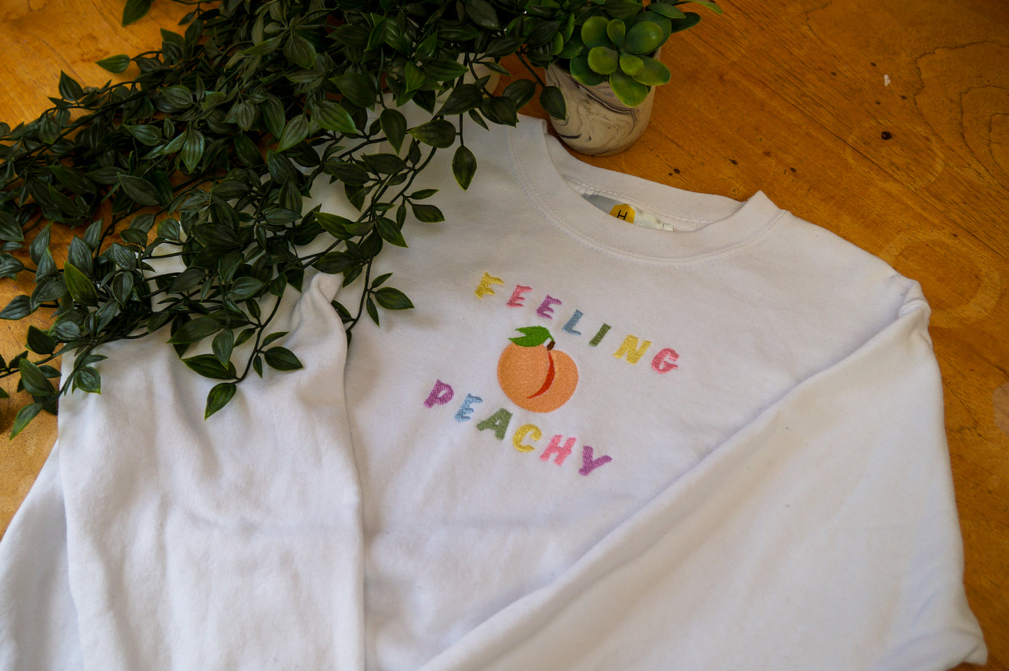 Feeling Peachy Crewneck Jumper