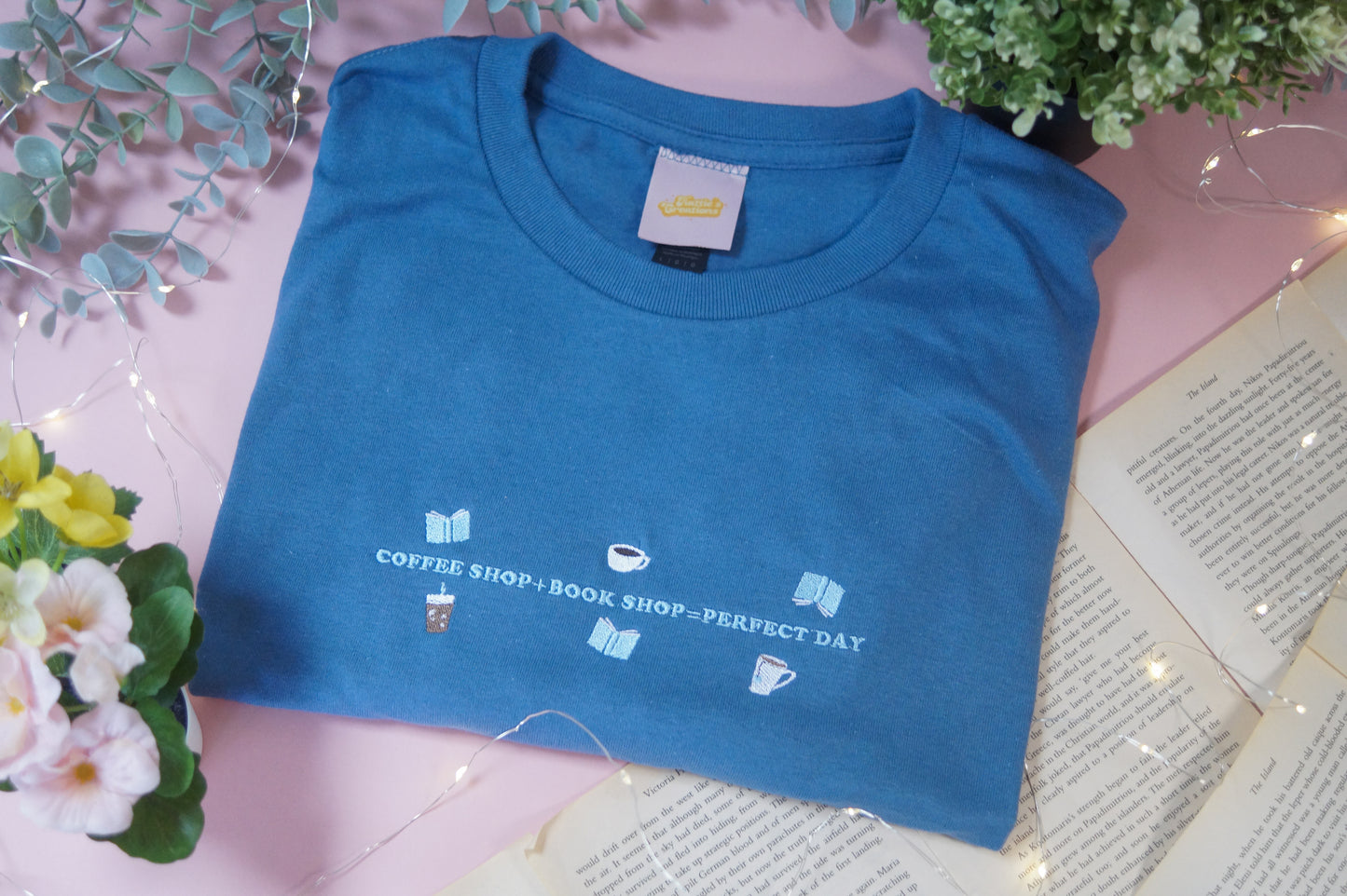 Coffee Shop + Book Shop = Perfect Day T-Shirt