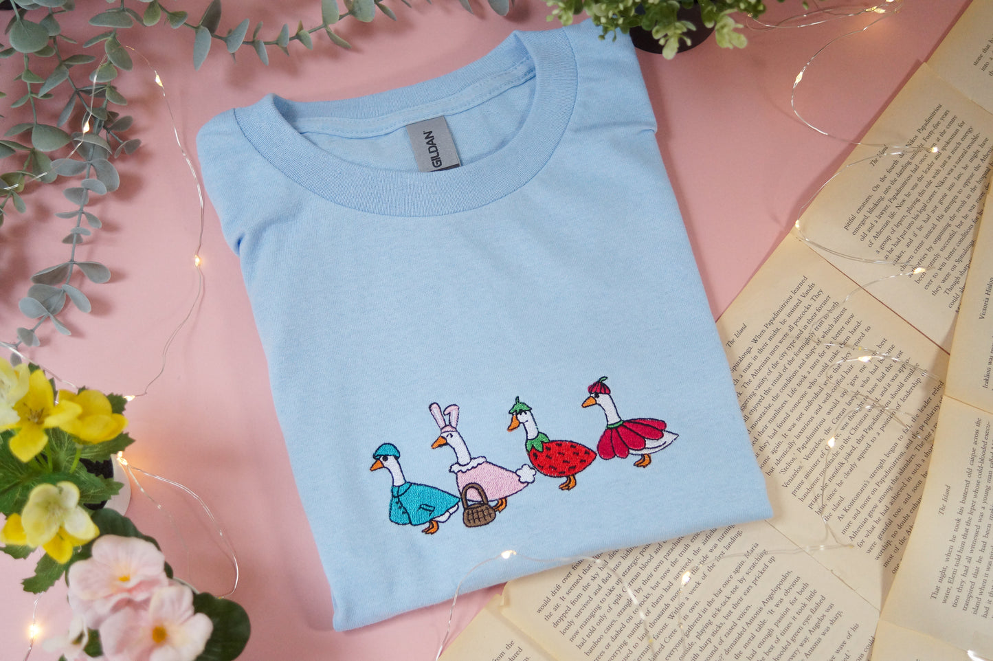 Spring Ducks In A Row T-Shirt