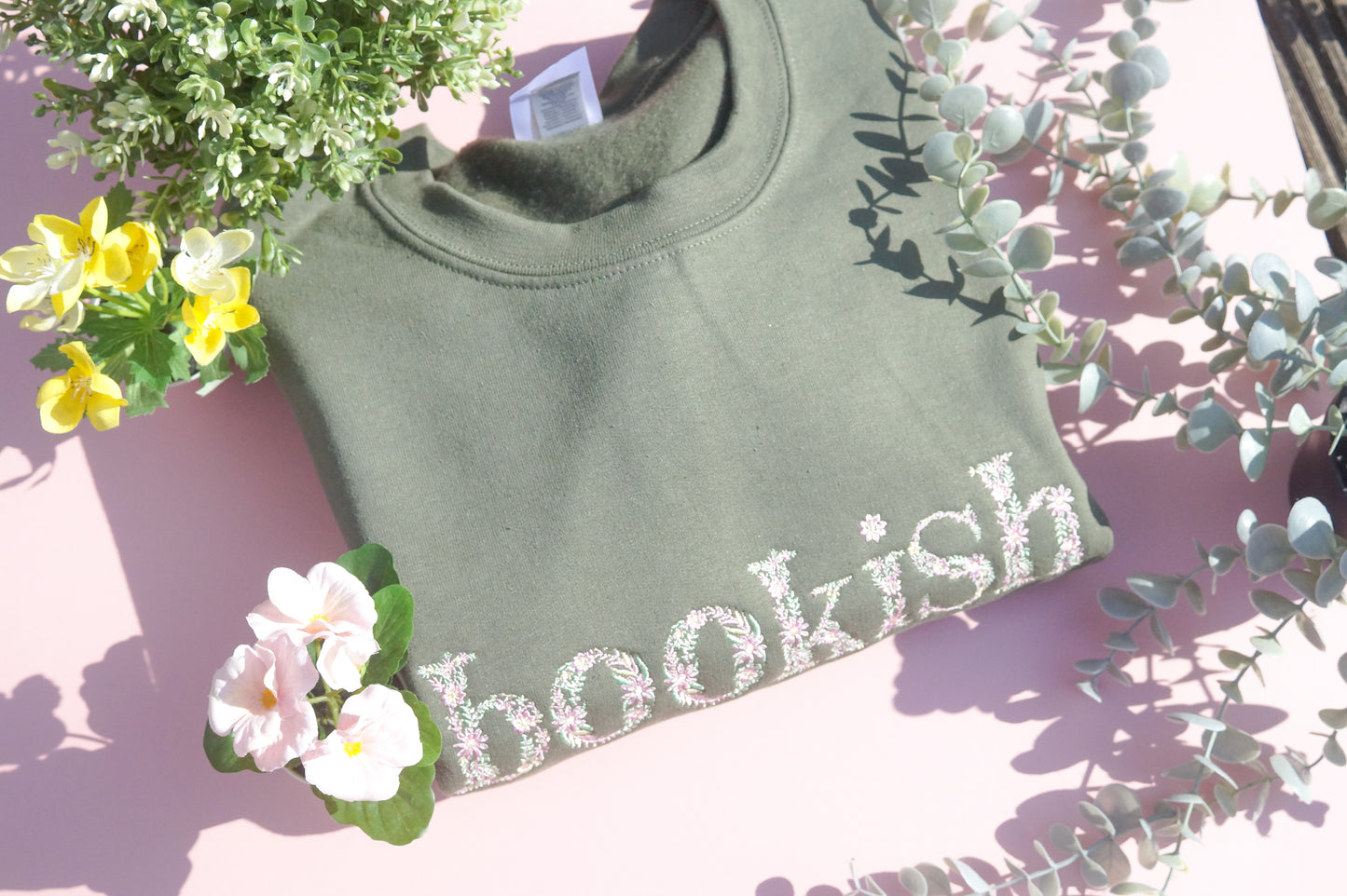 Floral Bookish Jumper