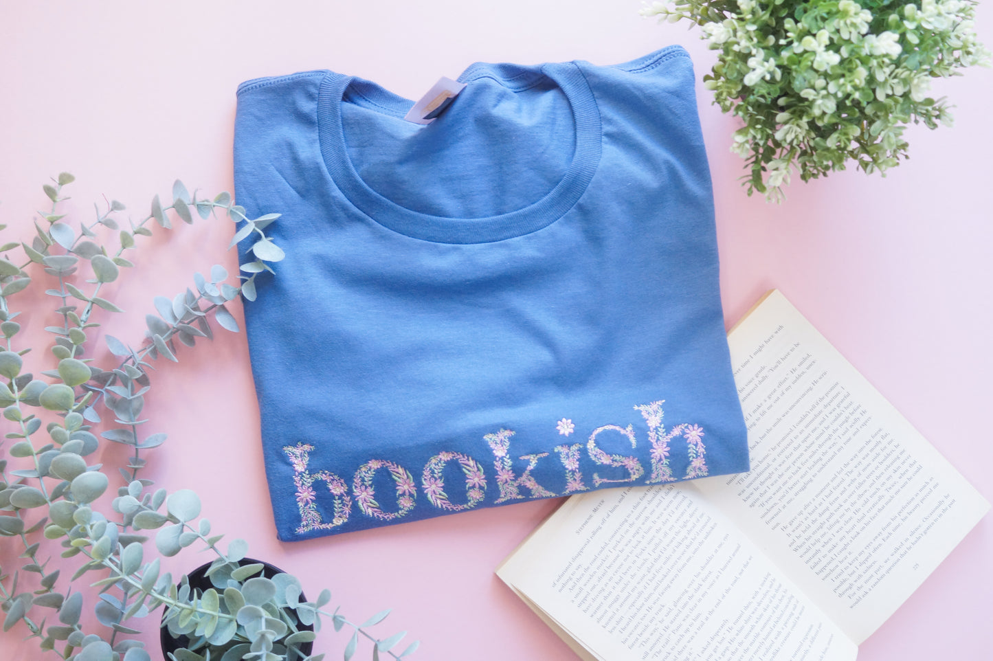 Floral Bookish T-Shirt