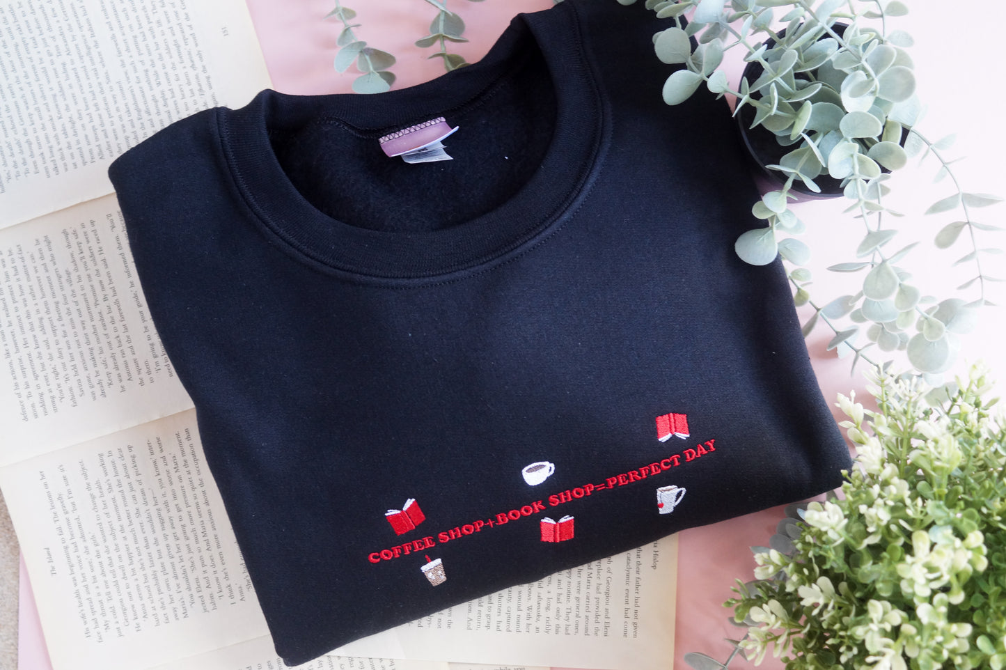 Coffee Shop + Book Shop = Perfect Day Jumper