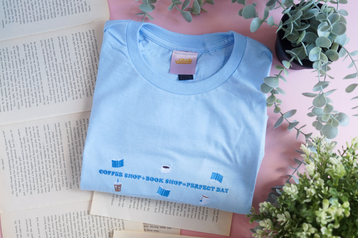 Coffee Shop + Book Shop = Perfect Day T-Shirt