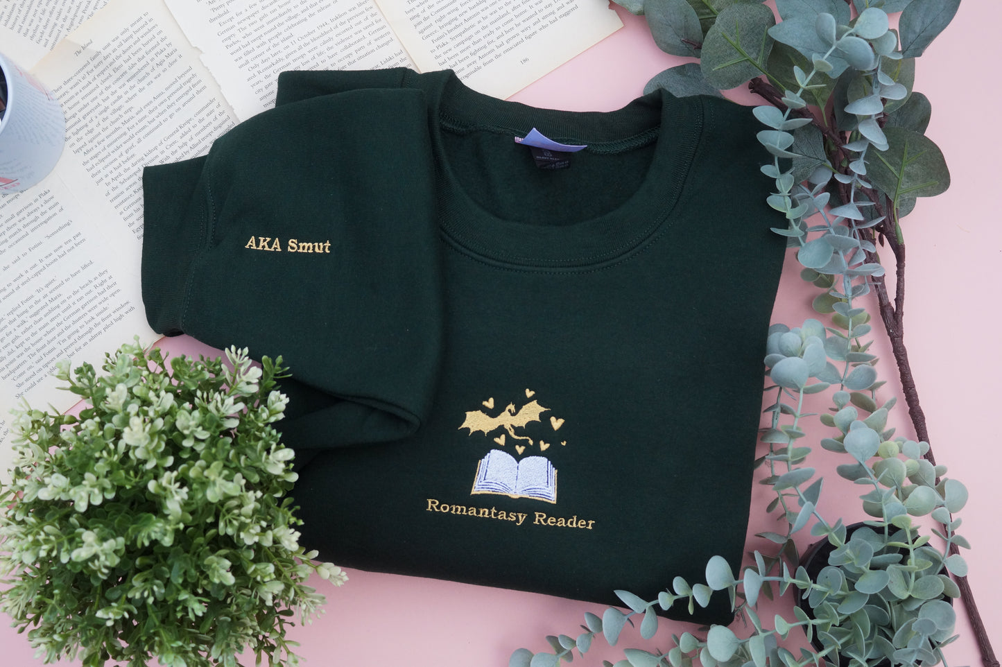Romantasy Reader (AKA Smut) Crewneck Jumper