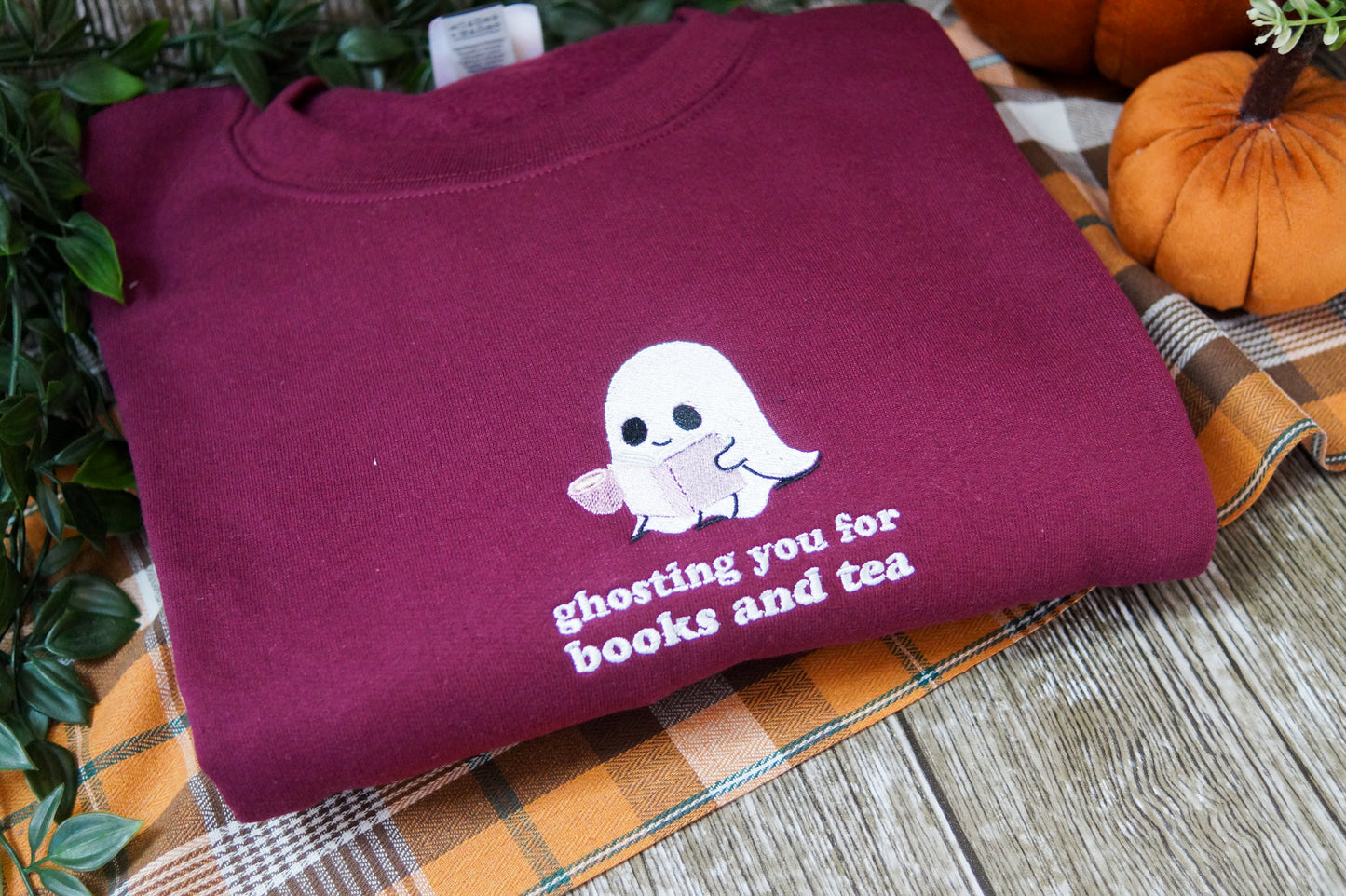 Ghosting You For Books and Tea (Coffee) Jumper