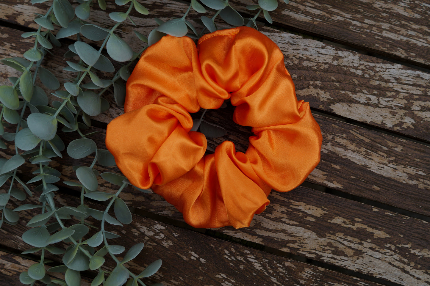 Extra Large Candycorn Scrunchie Trio