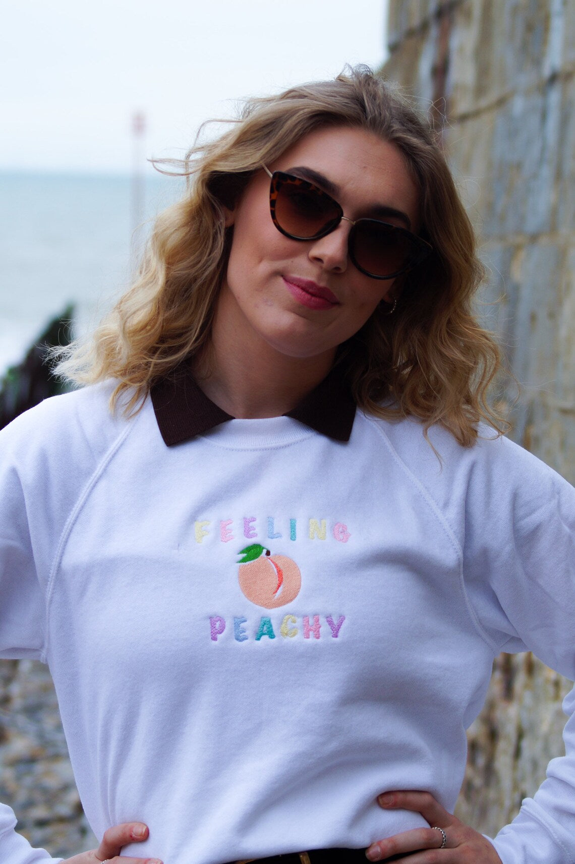 Feeling Peachy Crewneck Jumper