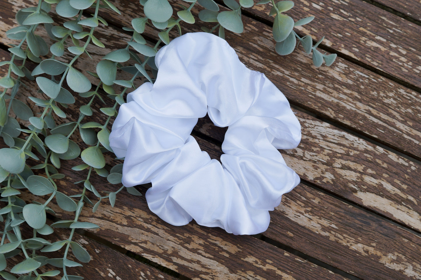 Set of Five Extra Large Neutral Scrunchies