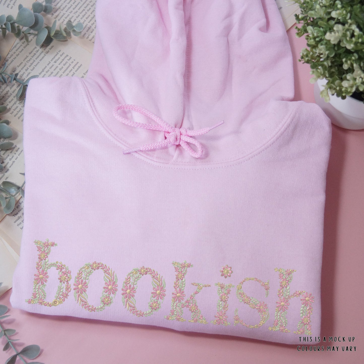 Floral Bookish Hoodie