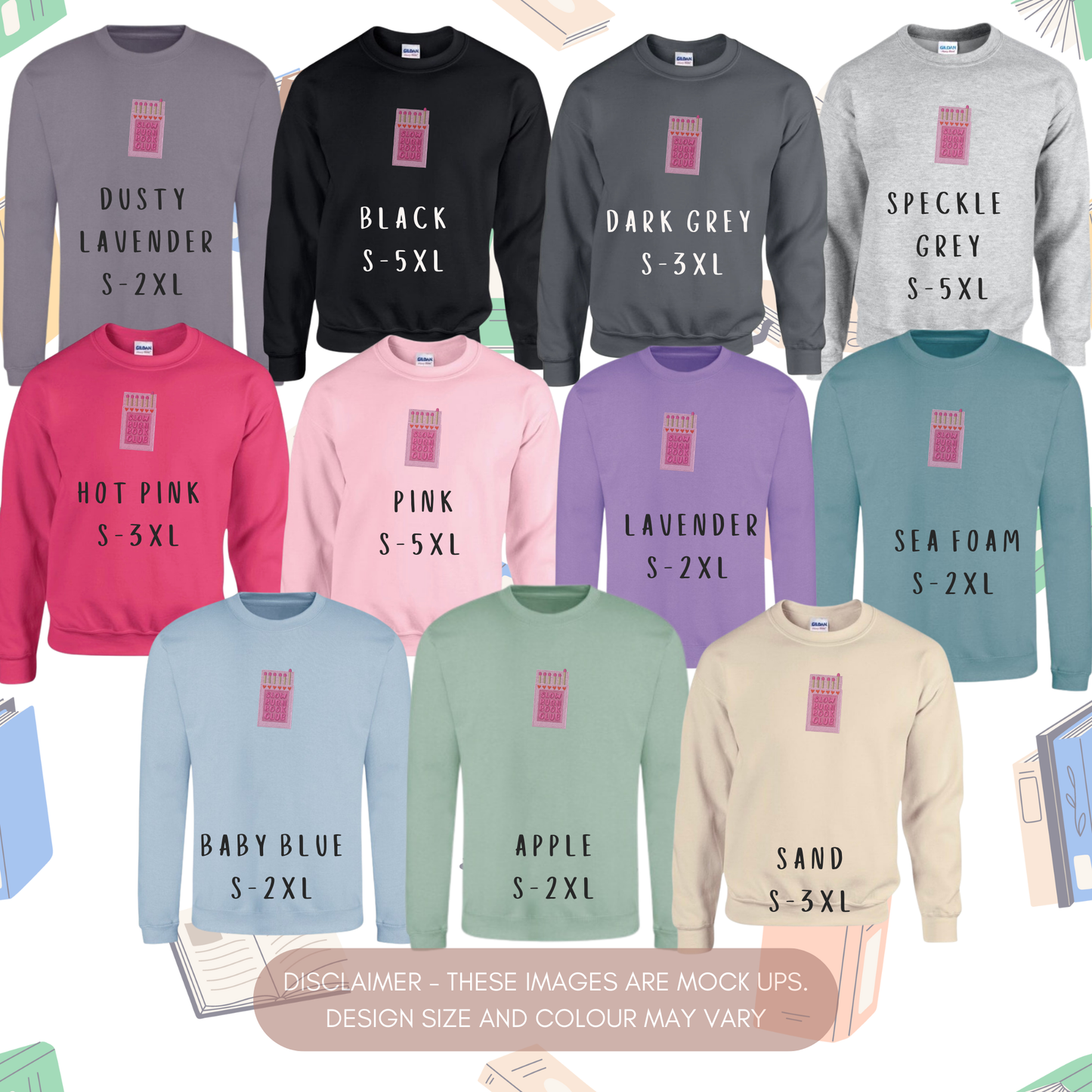 Slow Burn Book Club Crewneck