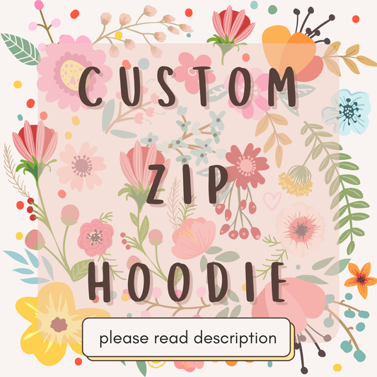 Custom Zip Hoodie