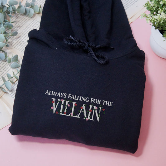 Always Falling for the Villain Hoodie