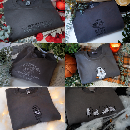 Blank Dark Grey Jumper Whoopsie Daisy