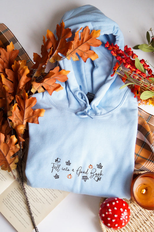 Fall Into A Good Book Hoodie