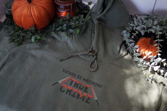 Rather Be Watching True Crime Hoodie