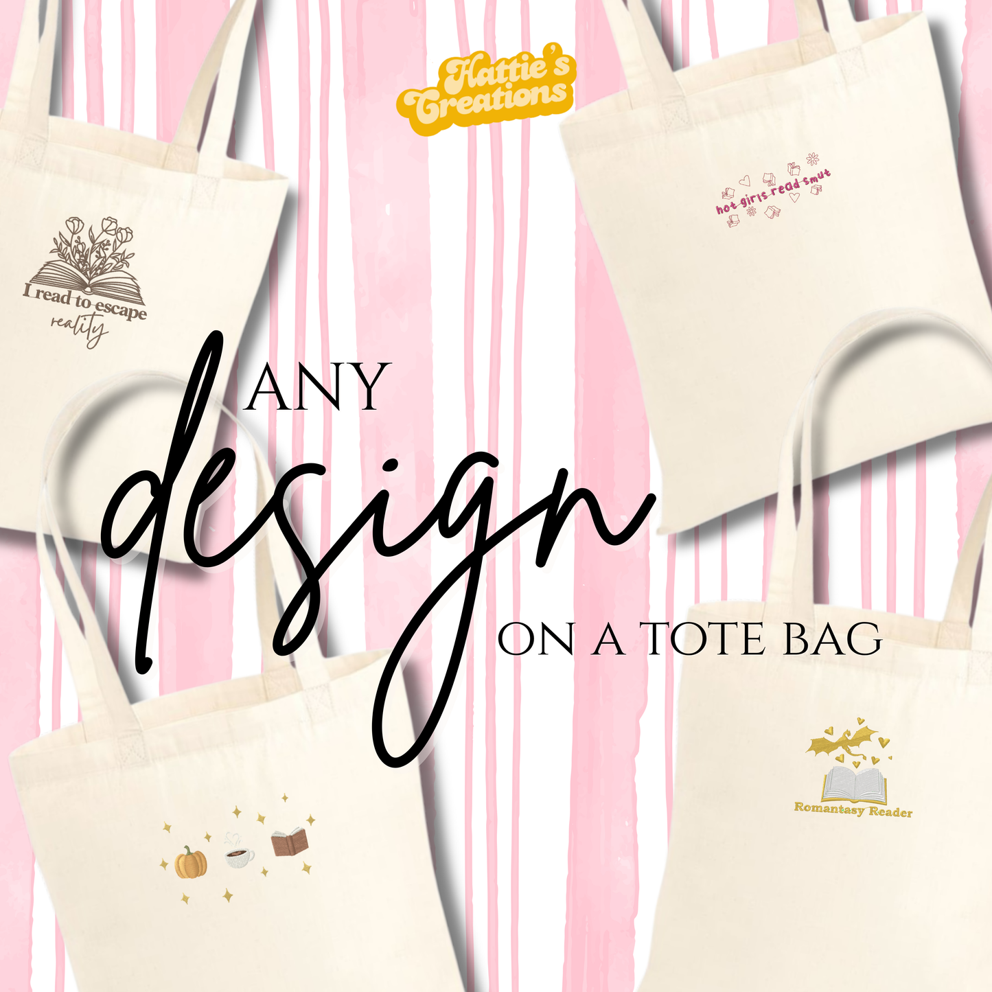 Any Design on a Tote Bag