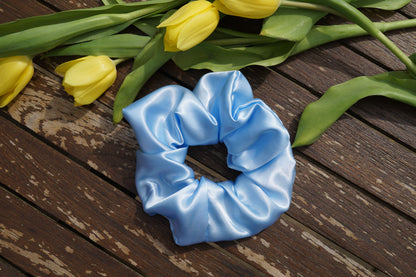 Extra Large Baby Blue Scrunchie