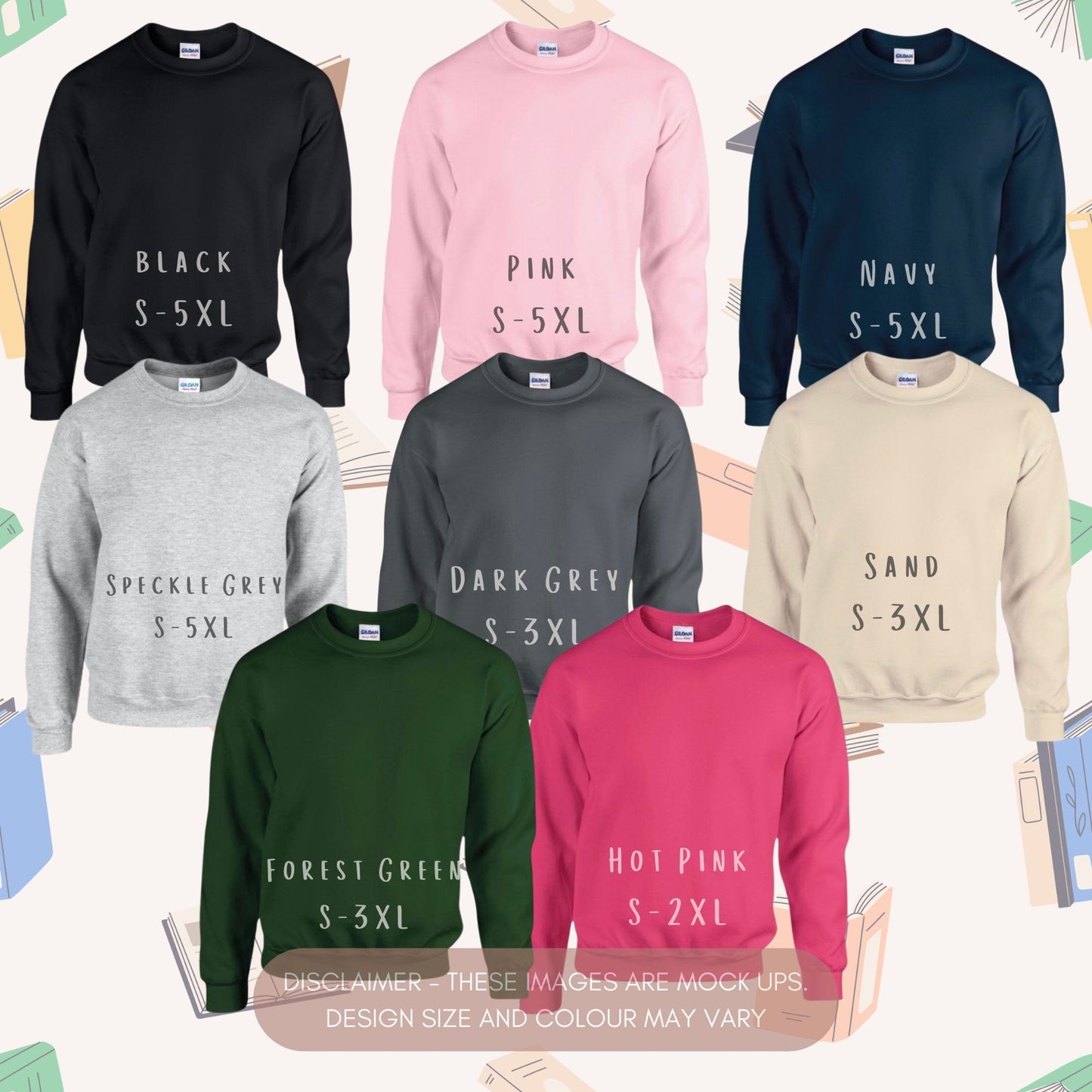 Romance Reader Icons Crewneck Jumper