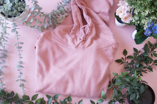 Blank Dusty Pink Hoodie Whoopsie Daisy