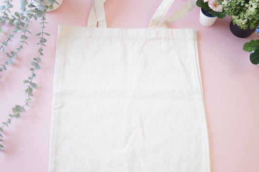 Blank Natural Tote Bag Whoopsie Daisy