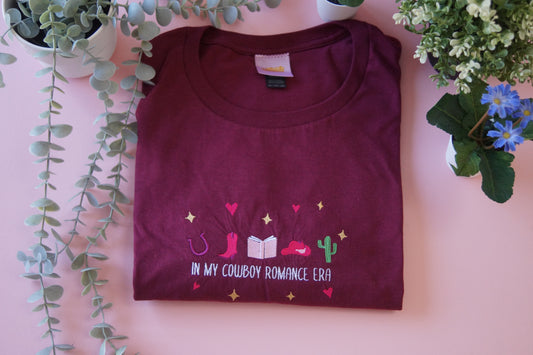 In My Cowboy Romance Era T-Shirt Whoopsie Daisy