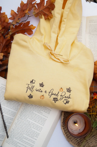 Fall Into A Good Book Hoodie